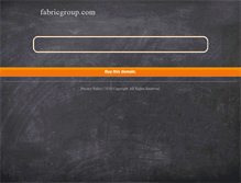 Tablet Screenshot of fabricgroup.com